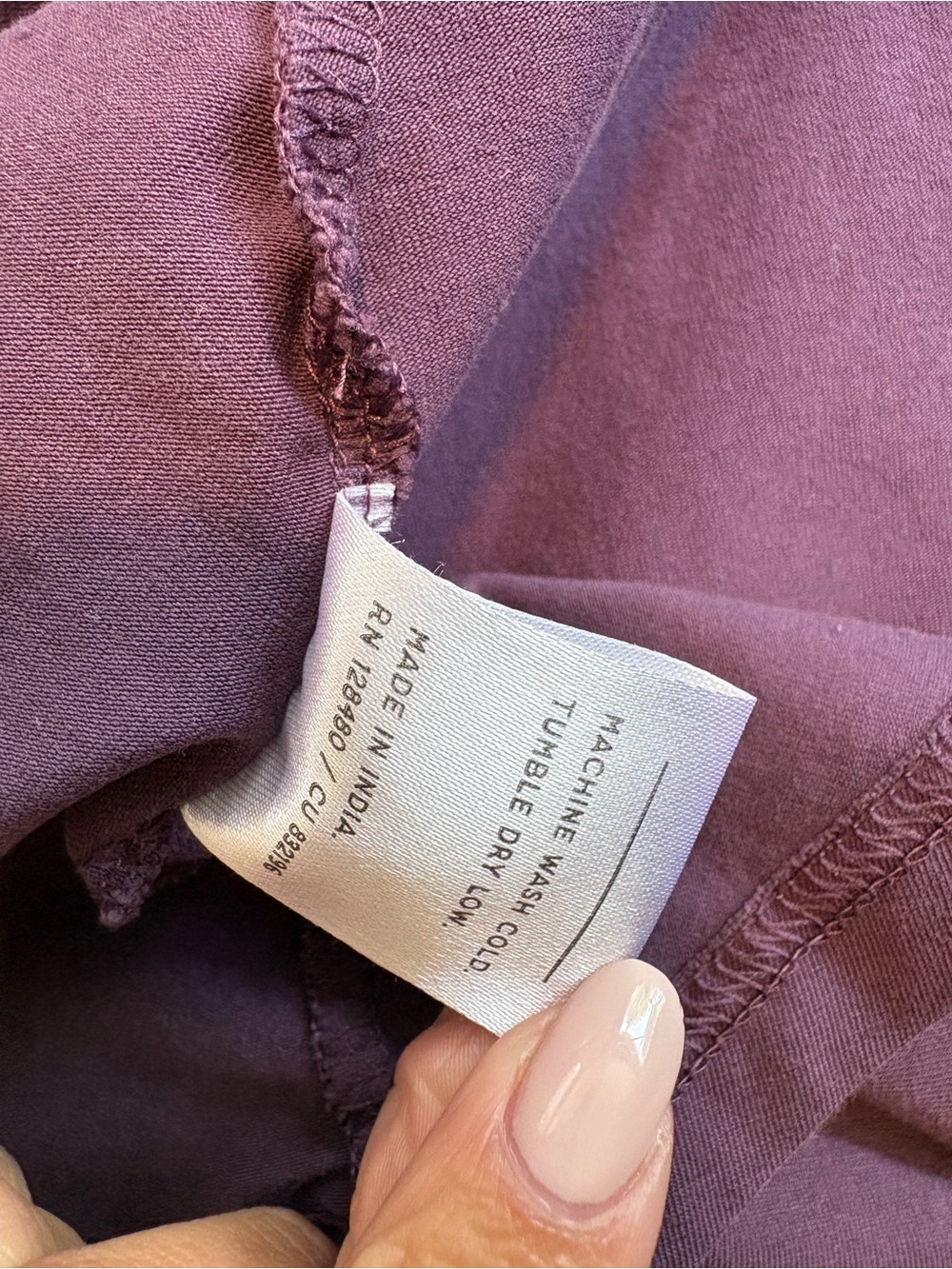 Pact Organic Cotton Twist Back Midi Dress L Pockets Sustainable - Picture 7 of 7